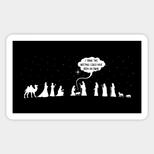 Funny Christmas Nativity Men Women Meme Dad Joke Christmas Magnet